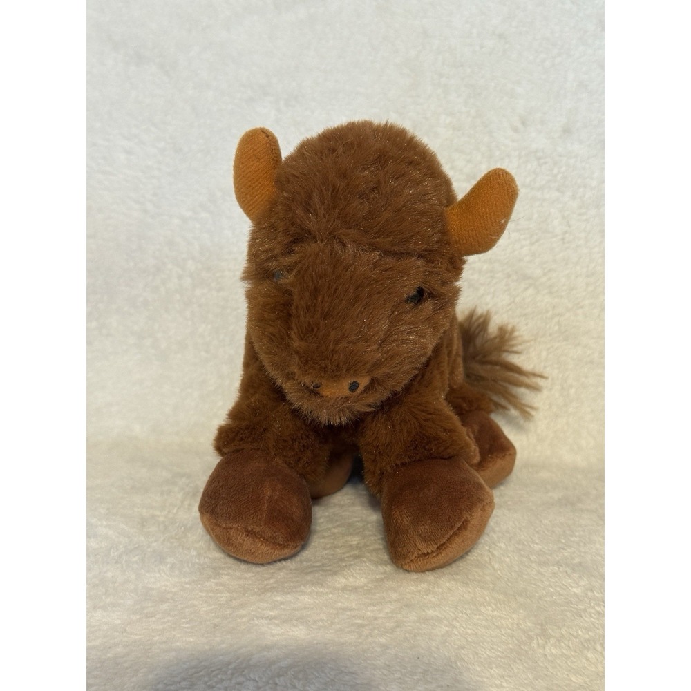 2018 Wishpets Wish Pets Buffalo Bison Beanbag Bean Bag Plush Figure Stuffed Toy!